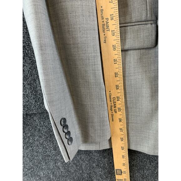 Original Penguin Men’s Blazer Slim Fit Jacket Wool Gray Retail$375 NWT Size 40R - Picture 13 of 15